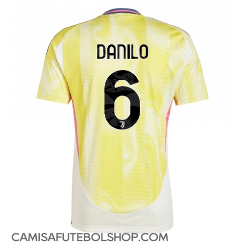 Camisa de time de futebol Juventus Danilo Luiz #6 Replicas 2º Equipamento 2024-25 Manga Curta